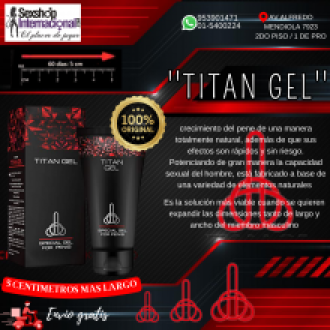 TITAN GEL AGRANDA PENE SEXSHOP LOS OLIVOS
